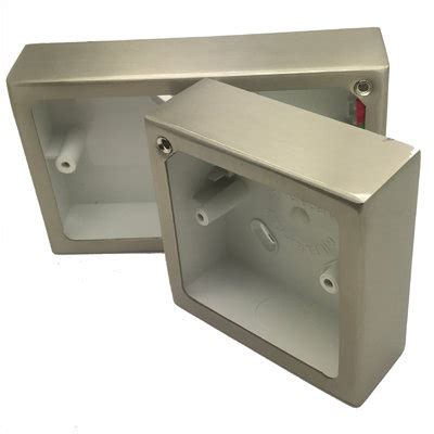 stainless steel surface socket box|Surface Metal Socket Box .